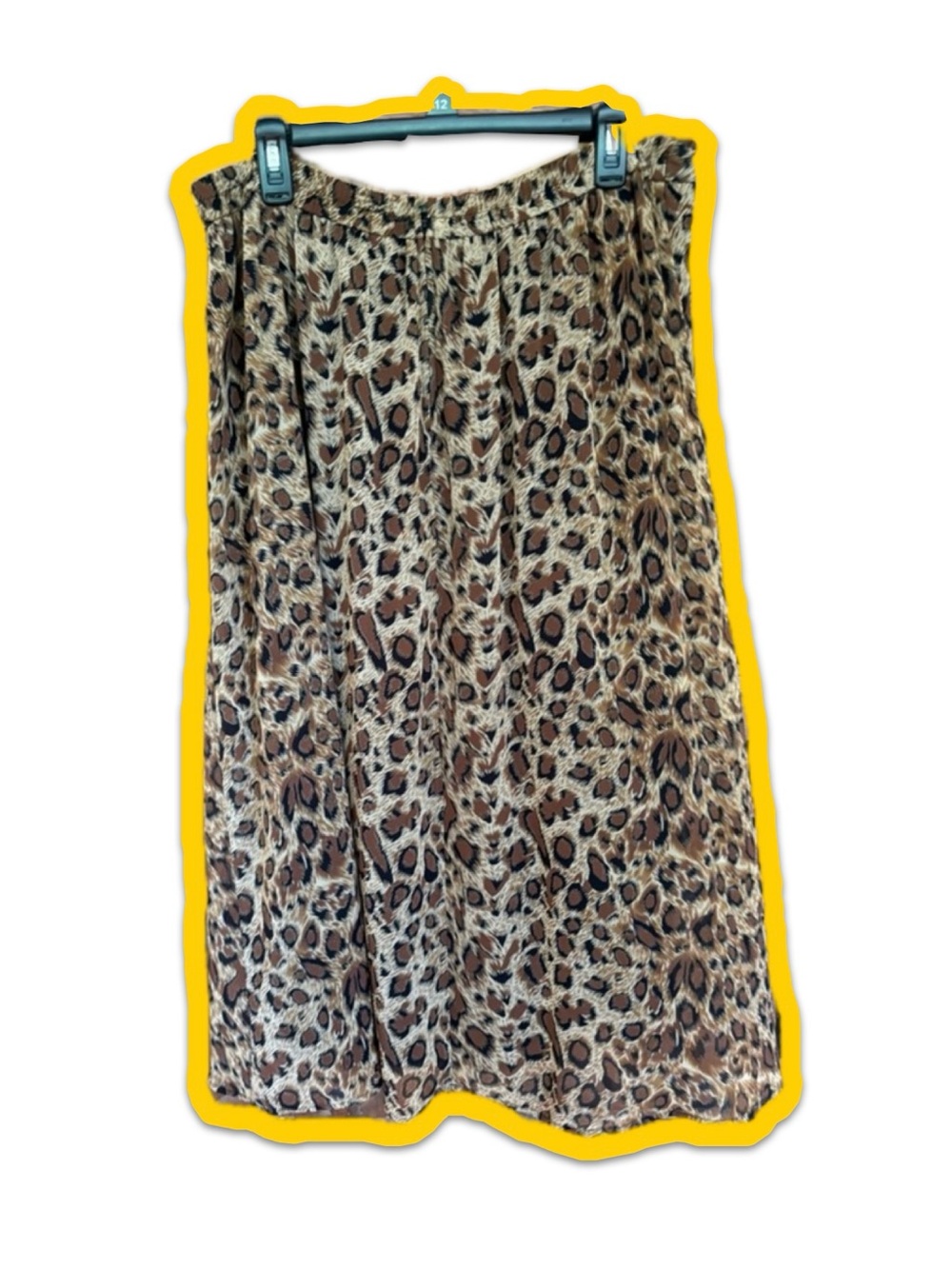 Leopard Print Maxi Skirt